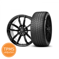 Zimski komplet za BMW X3 19” platišča Rial X12 + gume Pirelli 245/50R 19 105H Pzero Winter + TPMS senzorji