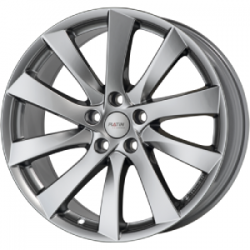 ALU Felge PLATIN P 106 9,5x19 METALL SILBER FELGE